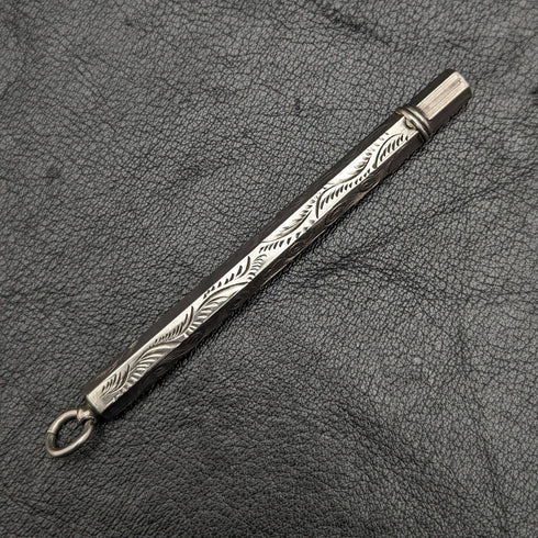 1919 British Antique Sterling Silver Pencil Holder FRANCIS WEBB